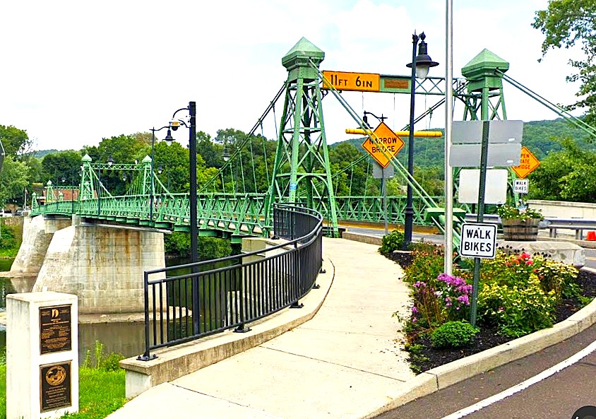 N.J.’s Riegelsville Bridge spans the Delaware River and gives a glimpse to our past